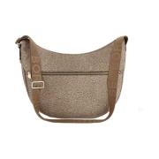 Iconische Luna Tas - Stijlvol en Chic Borbonese , Brown , Dames