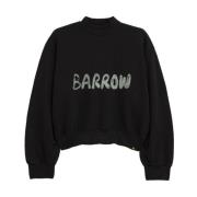 Zwarte Sweatshirt Truien Breiwerk Barrow , Black , Dames