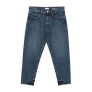 Jeremiah Jeans Donkerblauw Katoen Mannen Amish , Blue , Heren