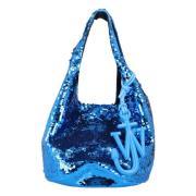 Paillet Shopper Handtas Acqua Ss25 JW Anderson , Blue , Dames