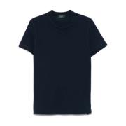 Blauw T-shirt voor mannen Zanone , Blue , Heren