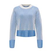 Stijlvolle Pullover met Pagula Detail Opus , Blue , Dames