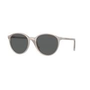 Gris Grijze Zonnebril met Donkere Lenzen Persol , Gray , Unisex