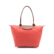 Rode Canvas Overslag Handtas Longchamp , Red , Dames