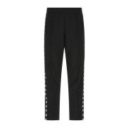 Zwarte polyester joggers voor heren Golden Goose , Black , Heren