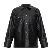 Jas gemaakt van eco-leer Carhartt Wip , Black , Dames