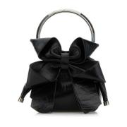 Stijlvolle Zwarte Leren Bucket Bag Jimmy Choo , Black , Dames