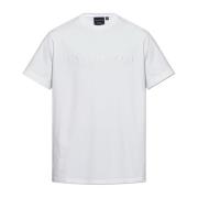 T-shirt met geborduurd logo Canada Goose , White , Heren