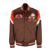 NFL Bomberjack Cleveland Browns Viering Mitchell & Ness , Brown , Here...