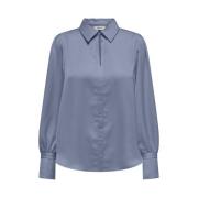 Plooi detail overhemd Tempest Only , Gray , Dames