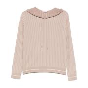 Grijze en witte sweatshirts voor vrouwen Liu Jo , Beige , Dames