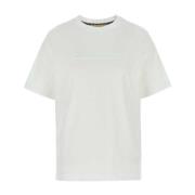 Klassieke witte katoenen T-shirt Michael Kors , White , Dames