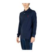 Katoenen Crew Neck T-Shirt U.s. Polo Assn. , Blue , Heren