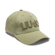 Baseball Logo Plain Cap Liu Jo , Green , Dames