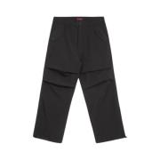 Flight Pants met Custom Nylon Fabric Pleasures , Black , Heren