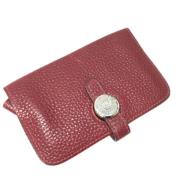 Pre-owned Leather wallets Hermès Vintage , Red , Dames