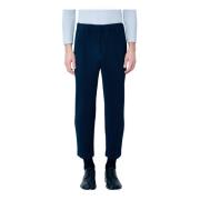 Geplooide Straight-Leg Broek Issey Miyake , Blue , Heren