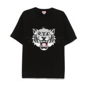 Zwarte T-shirts en Polos Kenzo , Black , Heren