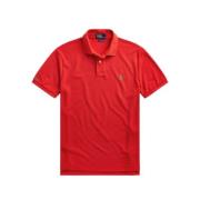 Rode Earth Polo Shirt Mode Polo Ralph Lauren , Red , Heren