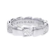 Pre-owned White Gold rings Bvlgari Vintage , White , Dames