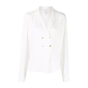 Ivoor Blouse voor Vrouwen Giambattista Valli , White , Dames