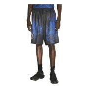 Grafische Logo Print Shorts Y-3 , Multicolor , Heren