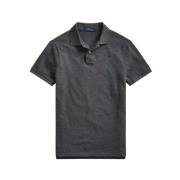 Heather Custom Korte Mouw Polo Shirt Polo Ralph Lauren , Black , Heren