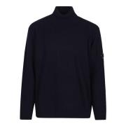 Turtle Neck Sweater C.p. Company , Blue , Heren