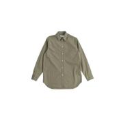 Khaki Groen Katoenen Overhemd Jil Sander , Green , Heren