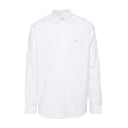 Witte Vos Geborduurd Oxford Overhemd Junya Watanabe , White , Heren