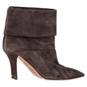 Pre-owned Suede boots Aquazzura Pre-owned , Brown , Dames