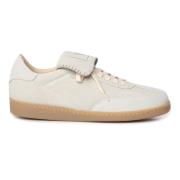 Gevouwen tab Veterschoenen Wit Eleventy , Beige , Heren