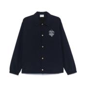 Navy Blue Vest Klassieke Kraag Drole de Monsieur , Blue , Heren