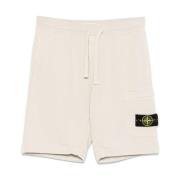 Beige Bermuda Shorts voor Mannen Stone Island , Beige , Heren