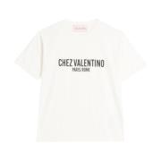 Witte T-shirts & Polo's voor Mannen Valentino Garavani , White , Heren