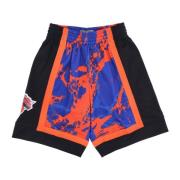 NBA Team Marble Swingman Basketball Shorts Mitchell & Ness , Multicolo...