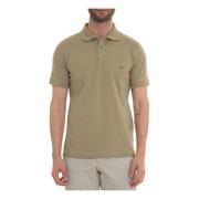 Polo shirt met logo Fay , Green , Heren