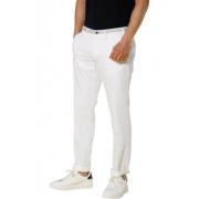 Witte Jersey Chino Jogger Broek Torino Golf Mason's , White , Heren