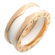 Pre-owned Rose Gold rings Bvlgari Vintage , White , Dames