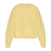 Sweatshirt met logo The Attico , Yellow , Dames