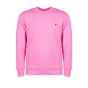 Roze Zebra Logo Sweatshirt PS By Paul Smith , Pink , Heren