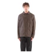 Herringbone Wool Work Jacket Circolo 1901 , Gray , Heren