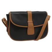 Pre-owned Leather shoulder-bags Celine Vintage , Black , Dames