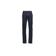 Denim Stretch Jeans Klassiek Vijf-Pocket Stijl Prada , Blue , Heren