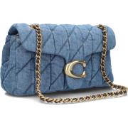 Denim Schoudertas Tabby Stijl Coach , Blue , Dames