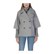 Grijze Polyester Herfst/Winter Damesjas Jacqueline de Yong , Gray , Da...