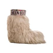 Iconische Yeti Winterlaarzen Moon Boot , Beige , Dames