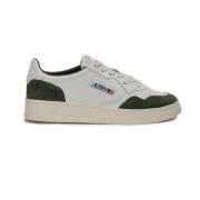 Leren sneakers met suède accenten Autry , Green , Heren