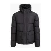 Zwarte Puffer Winterjas Heren Cruyff , Black , Heren