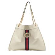 Pre-owned Leather gucci-bags Gucci Vintage , White , Dames